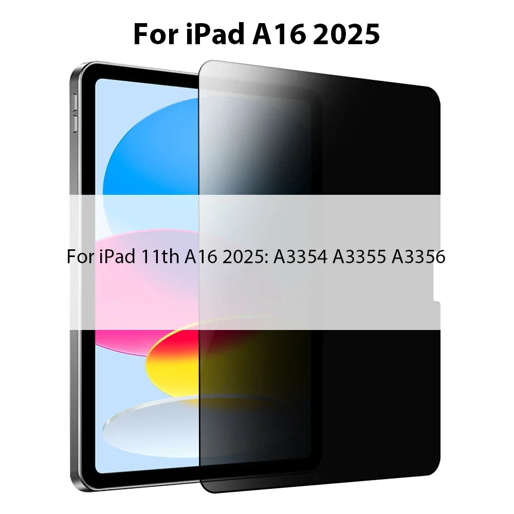 Privacy Screen Protector Tempered Glass for iPad - Side-Angle Protection Display Security Anti-Peeping Screen | Sansoti