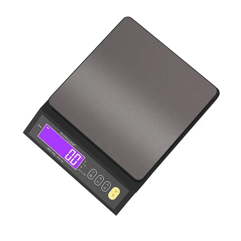 Digitale Keukenweegschaal RVS Waterdicht 10kg Precisie Bakken Koken Portioneren Oplaadbaar LCD Display | Sansoti