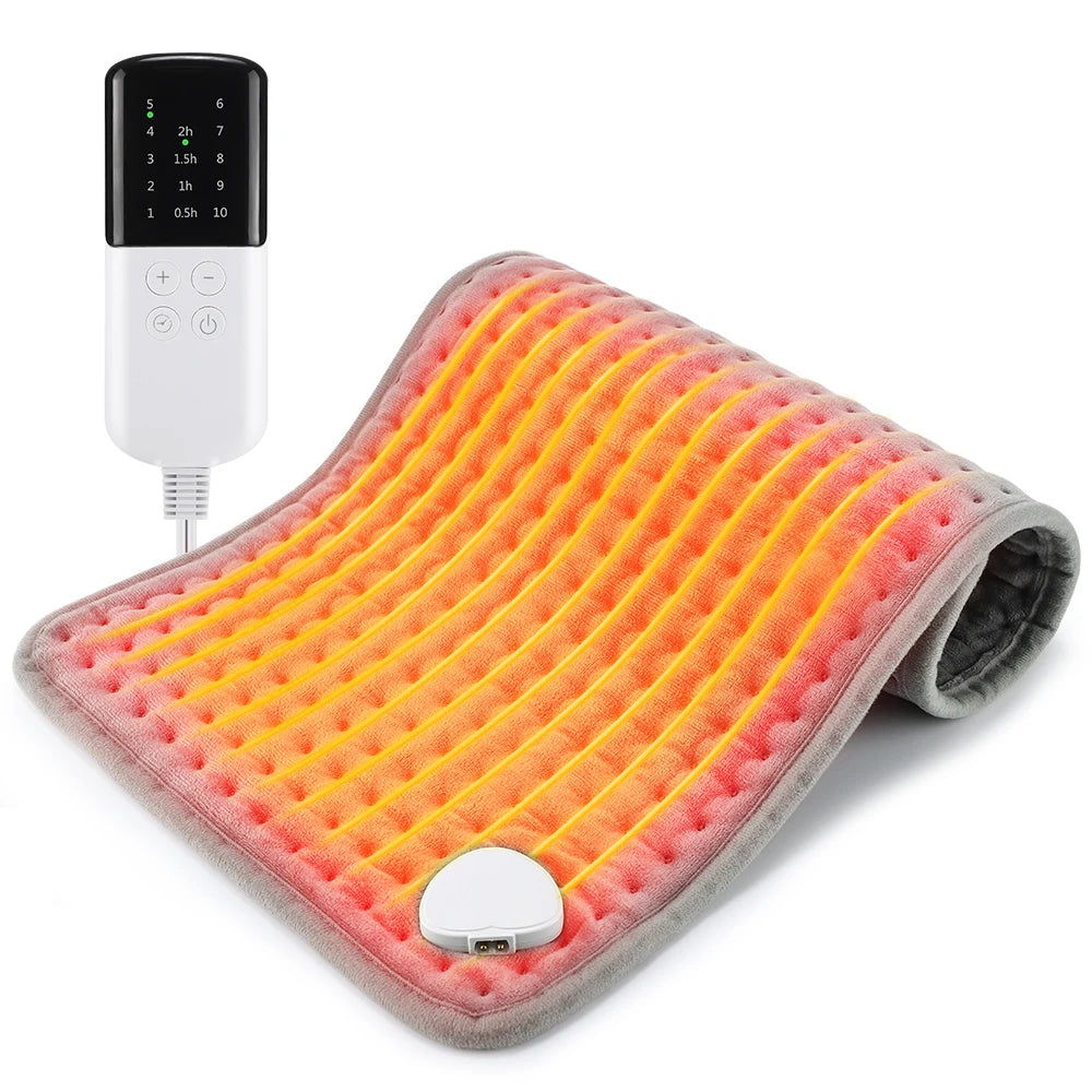 30x60cm Elektrische deken 9/10 niveaus Heet kompreskussen voor benen Rug Handen Warmer Aanpassingstemperatuur Snelle verwarming Thermische mat