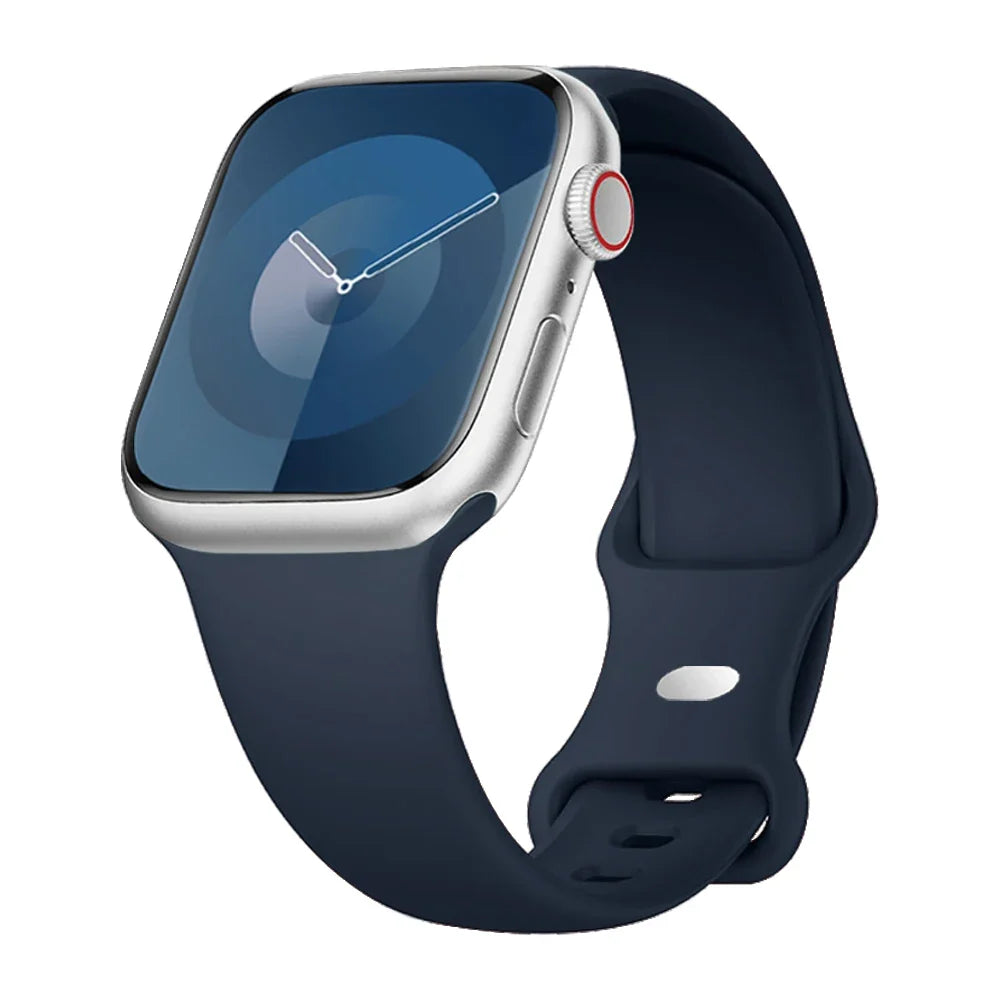 Bracelet de montre en silicone résistant à l’eau, bracelet de sport flexible 38-49 mm pour smartwatch, bracelet de poignet remplaçable et réglable | Sansoti