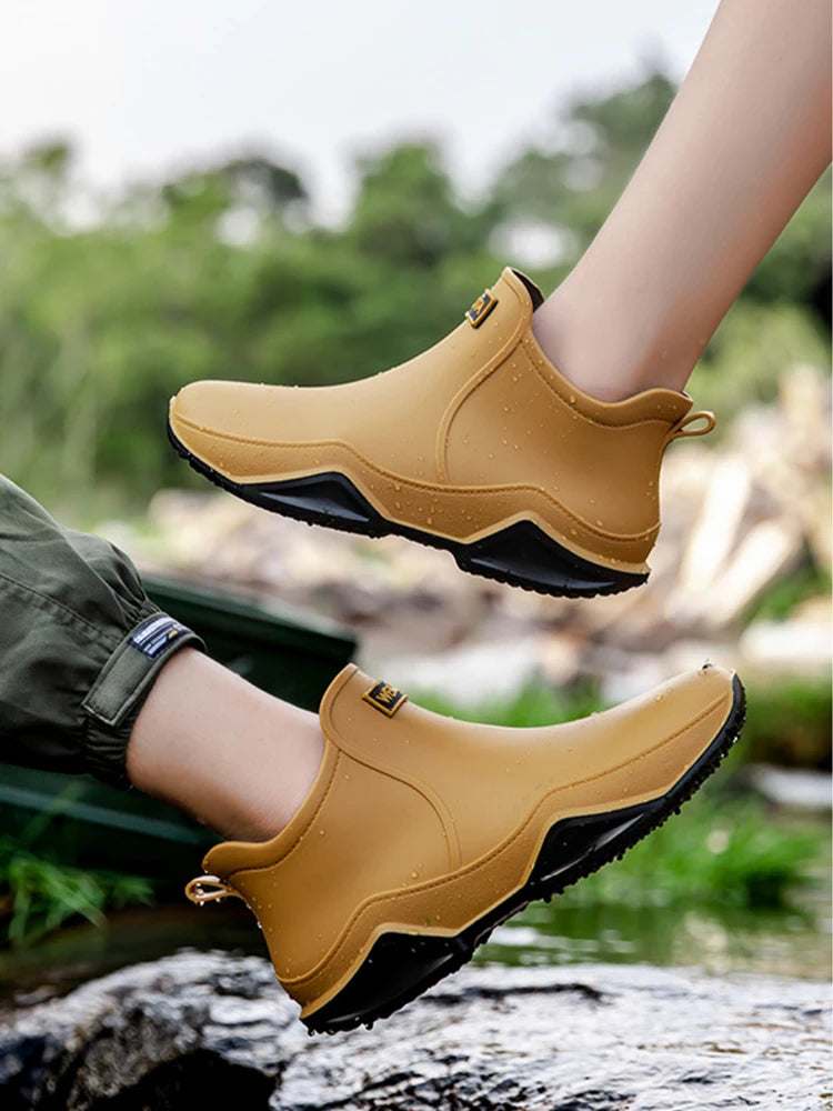 Waterdichte Enkellaarzen PVC Unisex Antislip Regenbescherming Keuken Tuin Outdoor Vier Seizoenen Comfort | Sansoti