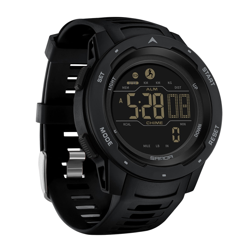Digitaal Sporthorloge met Stappenteller – Waterbestendig Outdoorhorloge 5 Bar Waterdicht | Sansoti