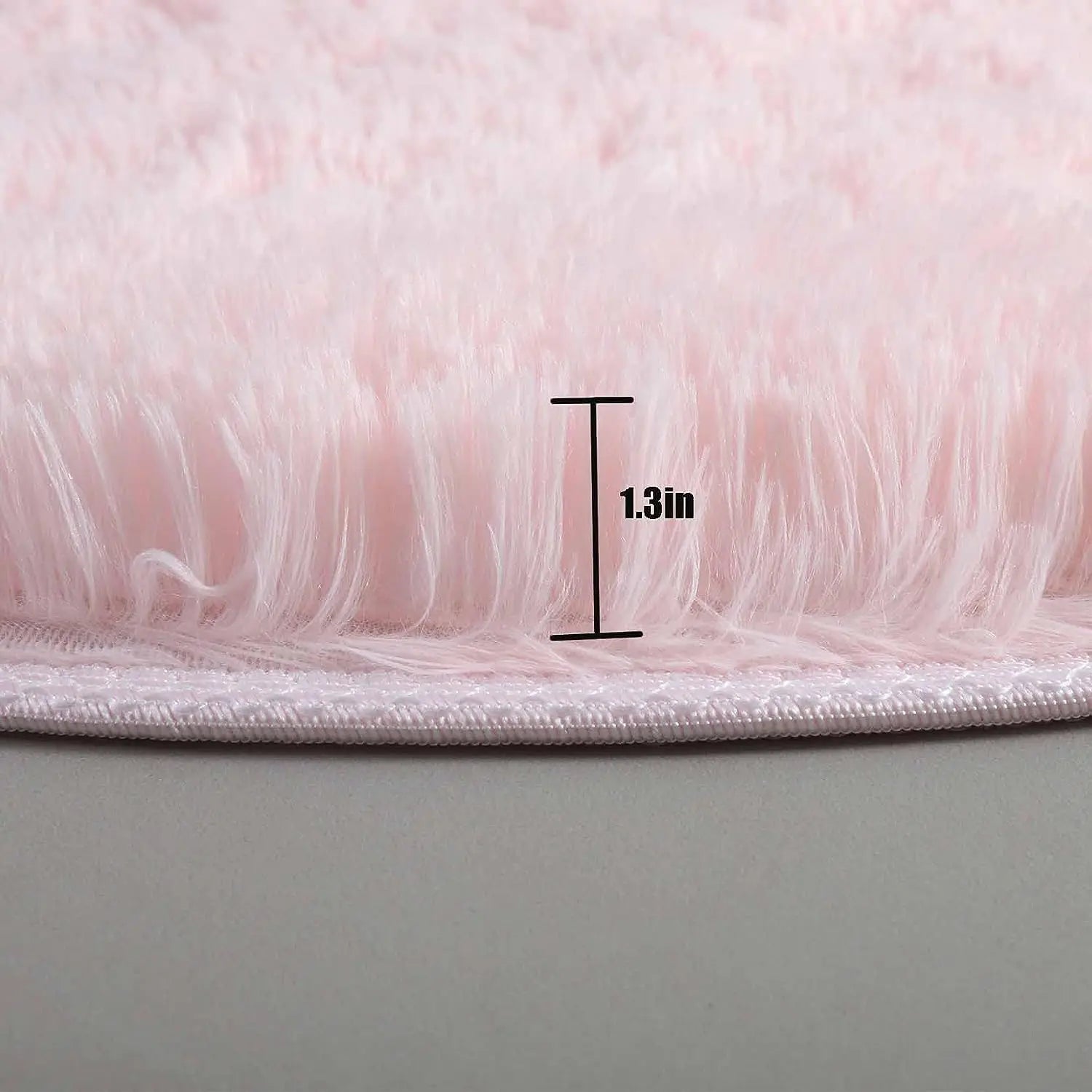 Teppich Kinderzimmer Rund Flauschig Weich 160cm Hochflor Teppich | Restfield