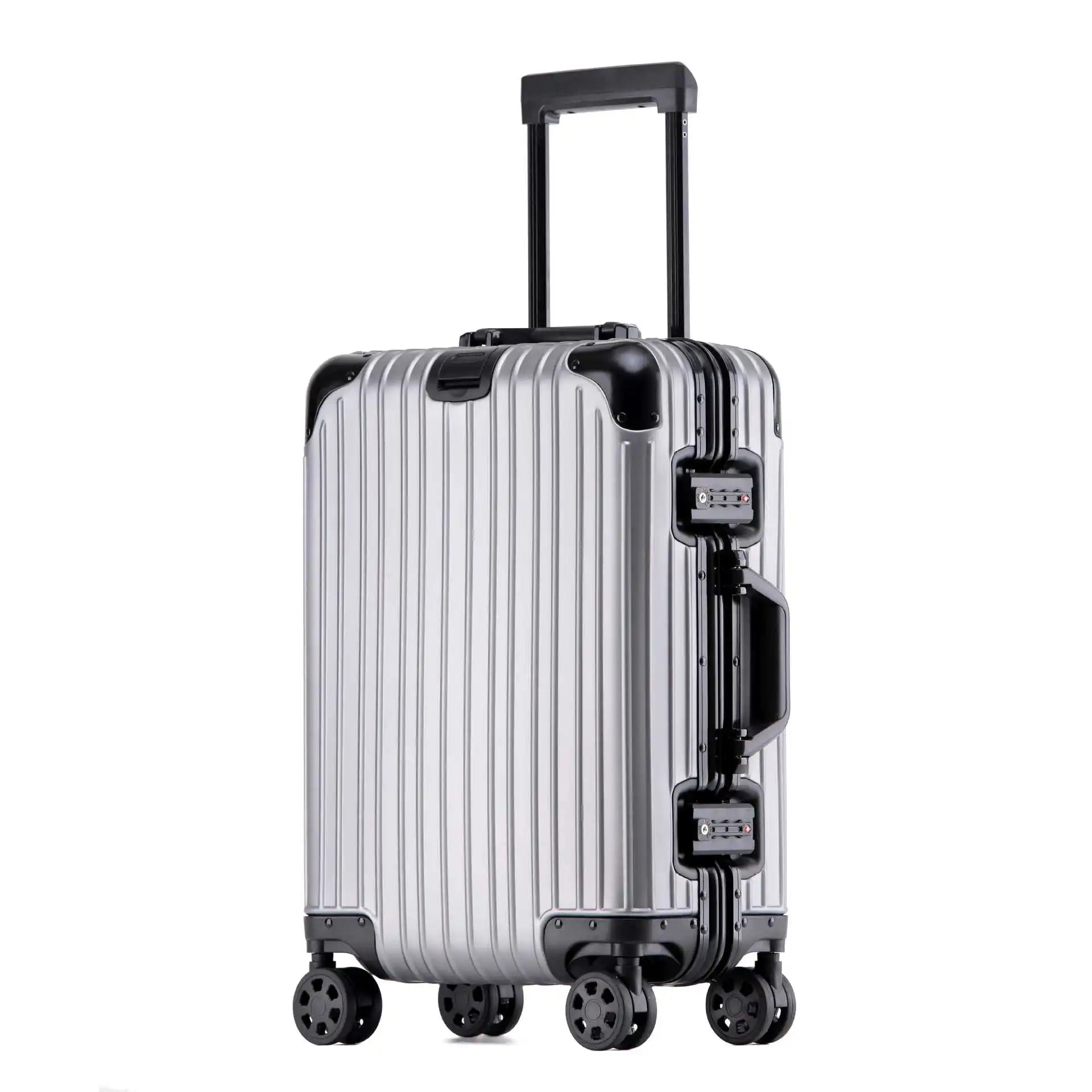 Aluminium-Magnesium Reiskoffer 360° Wielen TSA-Slot Handbagage & Ruimbagage 52-120L | Sansoti