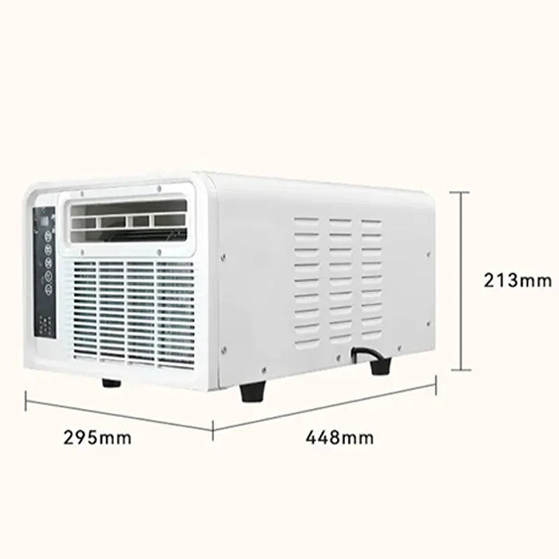 Draagbare Dual-mode Airconditioner met Koel- en Verwarmingsfunctie 1300W | Mobiele Klimaatregeling voor Binnen en Buiten | Sansoti