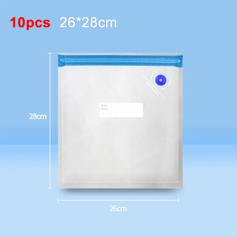 Pompe à vide rechargeable pour la conservation des aliments avec sacs réutilisables - système de conservation sous vide pour la cuisine | Sansoti