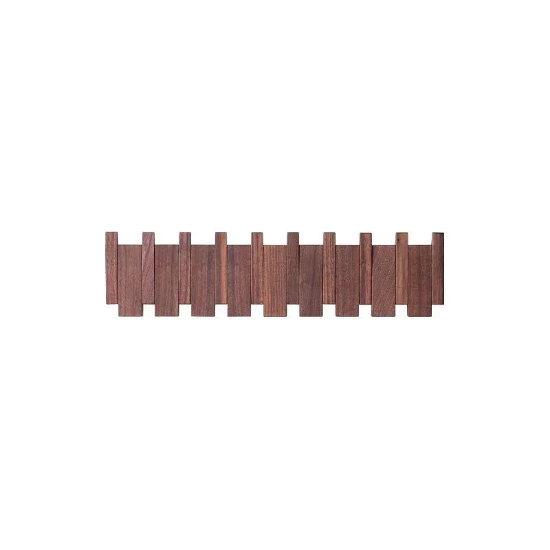 Magnetische Wandkapstok Beuken & Walnoot – Inklapbare Haken Duurzaam FSC-Hout Smal Design Hal Entree Slaapkamer Scandinavisch | Sansoti