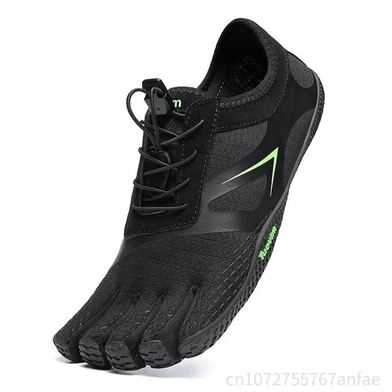 Multisport Barefoot Schoenen Unisex Mesh Zwart Grijs Blauw voor Gym Wandelen Fitness Wateractiviteiten | Sansoti