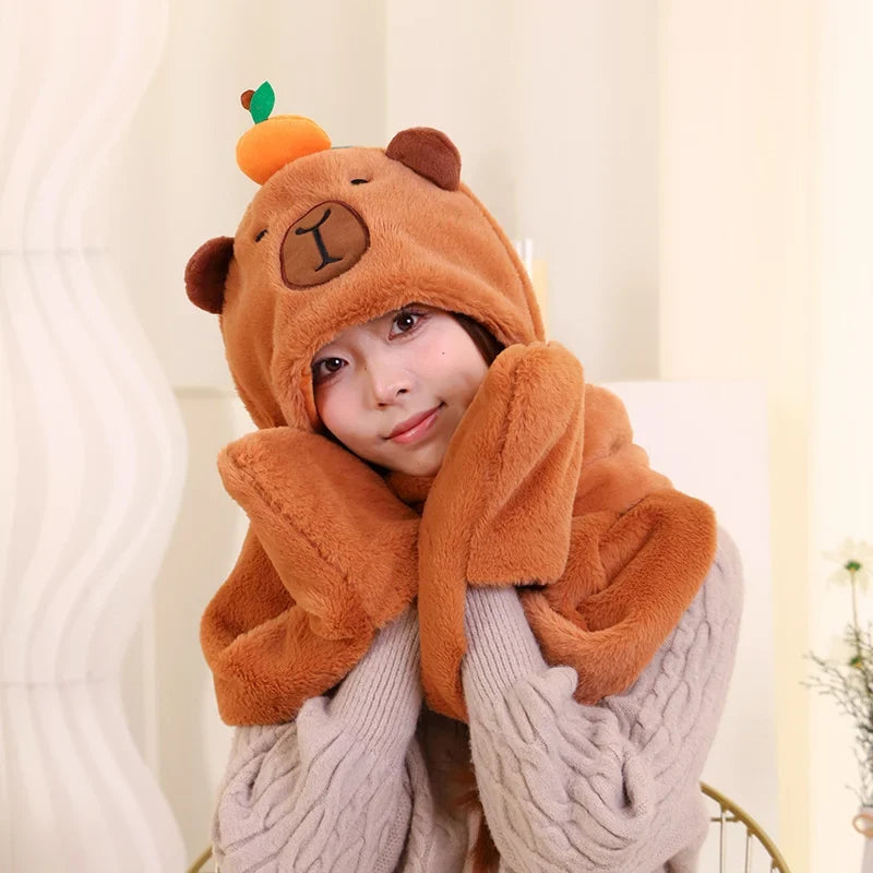 Plüsch-Tierhandschuhe Unisex Weiche Winterhandschuhe für Kinder und Erwachsene Warm Bequem | Sansoti