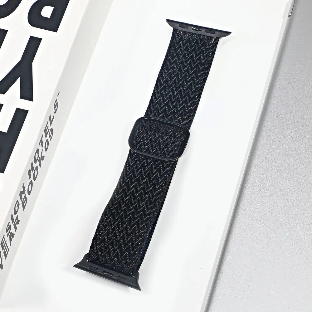 Bracelet sport en nylon pour smartwatch, respirant et réglable, bracelet de montre élégant et confortable pour une utilisation quotidienne | Sansoti