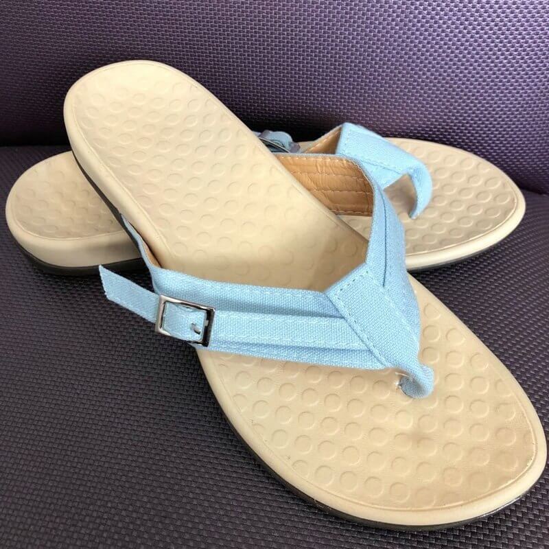 Orthopedic Sandals Women Summer – Comfortable Footbed for Foot Complaints | Sansoti