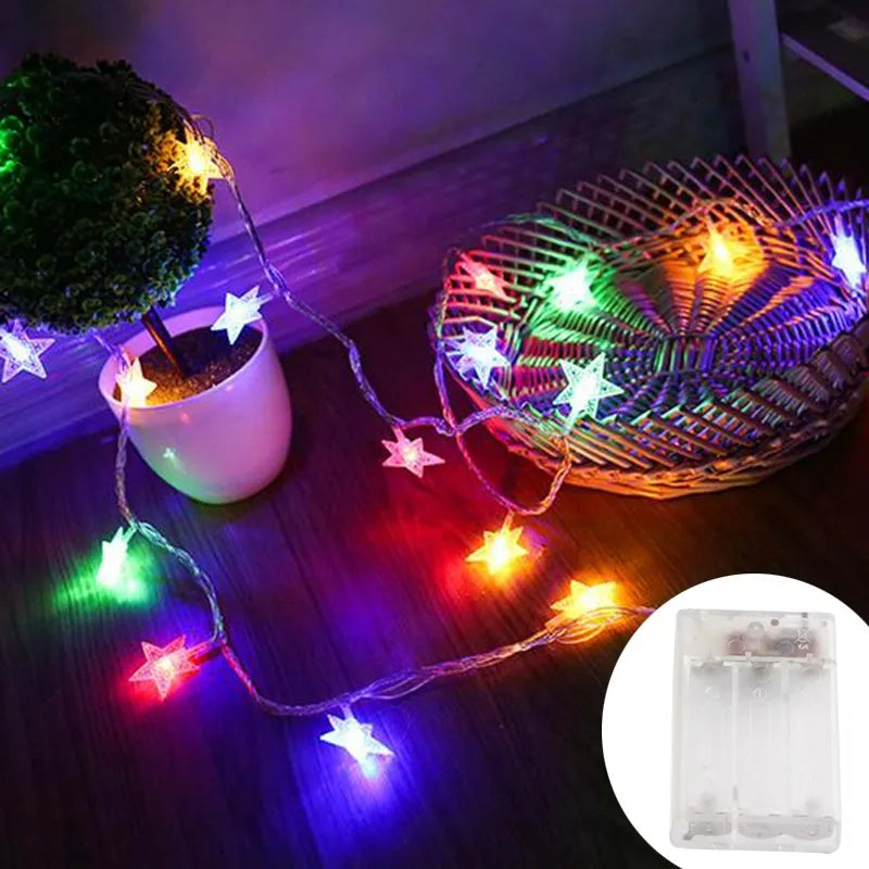 Star String Lights LED Ambient Lighting for Garden Patio Party Indoor Outdoor Decoration Mood Lamp Party Lighting | Sansoti