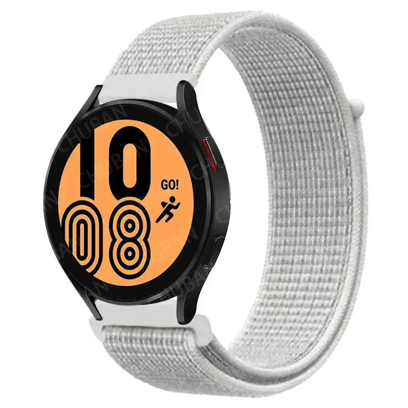 Nylonowy pasek sportowy do smartwatcha 20mm 22mm Oddychający Lekki Pasek typu Loop na nadgarstek Regulowany Trening Fitness | Sansoti