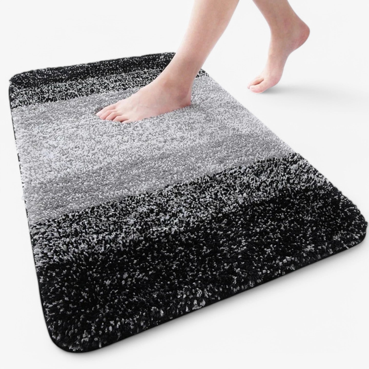 Tapis de bain antidérapant de luxe en microfibre – Séchage rapide et doux 41x61 à 61x119 cm | Restfield
