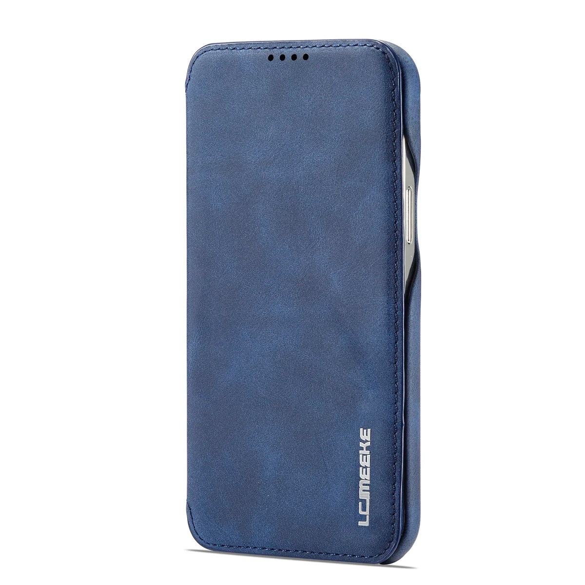 Étui portefeuille à rabat en cuir avec fente pour carte pour divers modèles de smartphones, étui portefeuille compact | Sansoti