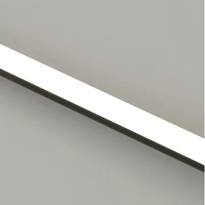 Smalle wandlamp LED aluminium zwart 60-100cm slaapkamer gang studeerkamer warmwit indirect sfeerlicht modern | Sansoti