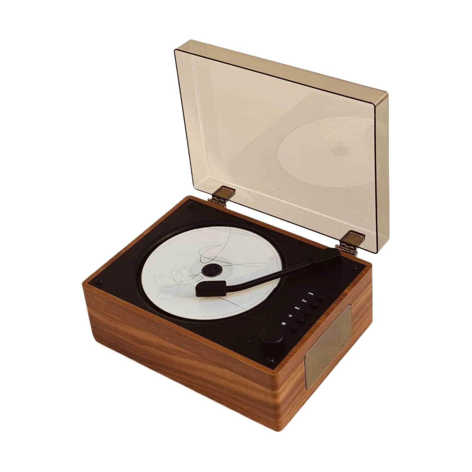 Retro CD-Player Bluetooth 5.1 Tragbar Holz USB AUX Wohnzimmer Schlafzimmer Musikspieler Wiederaufladbar Fernbedienung Vintage | Restfield