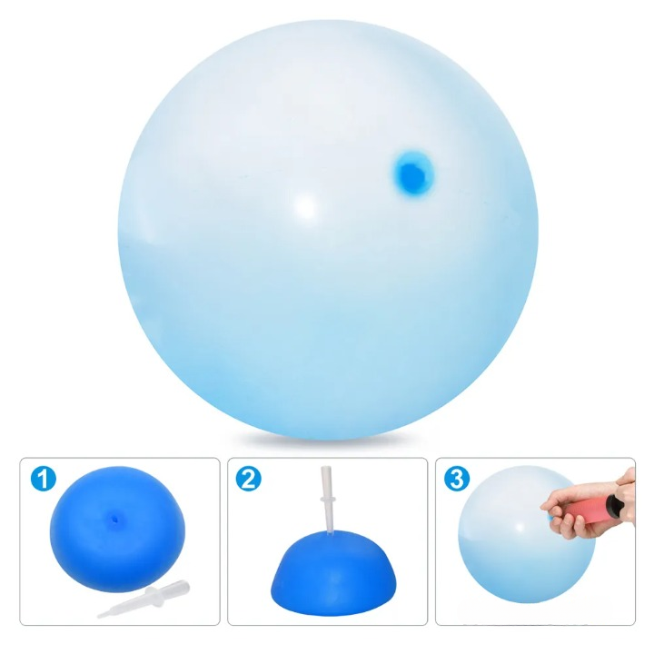 Bubble Ball TPR BPA-vrij 70cm 120cm Tuin Speelbal Waterbal Springbal Buiten Binnen Kinderen Familie Zomer Speelgoed 122kg | Sansoti