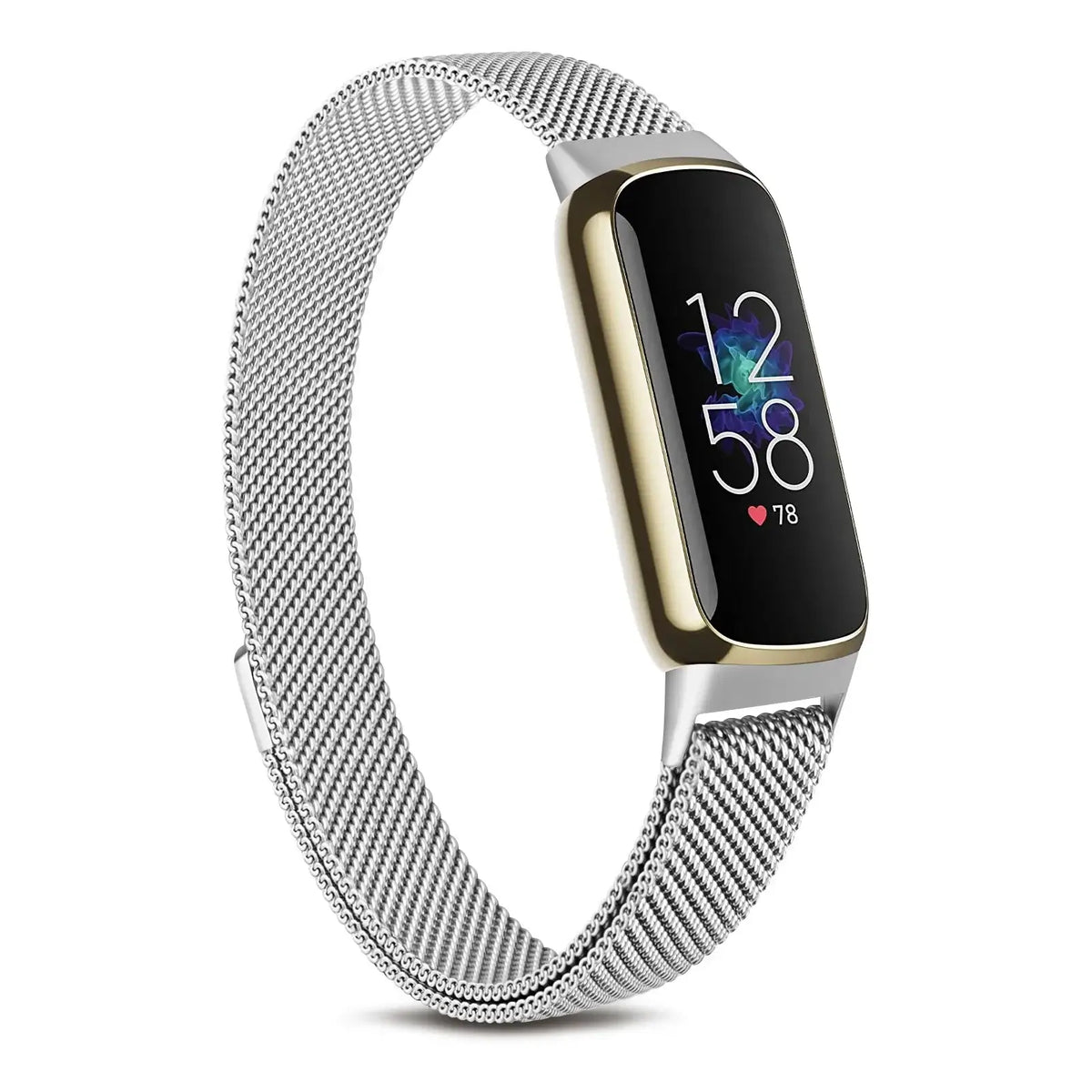Magnetisches Smartwatch-Armband aus Edelstahl-Mesh Verstellbares Uhrenarmband für Fitness-Tracker und Sportuhr | Sansoti