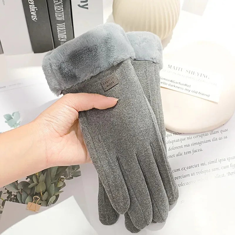 Touchscreen Handschoenen Suède Dames Winter Warm Elegant Klassiek Tijdloos Stijlvol Comfortabel Zacht | Sansoti