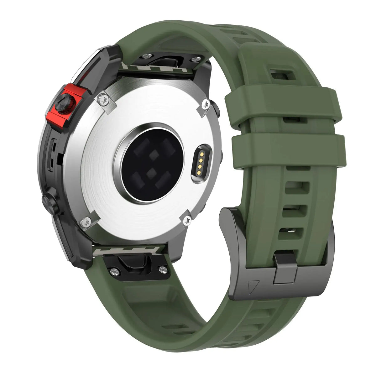 Siliconen Smartwatch Band 20mm 22mm 26mm Verstelbaar Sporthorloge Polsband Vervangingsbandje Comfortabel | Sansoti