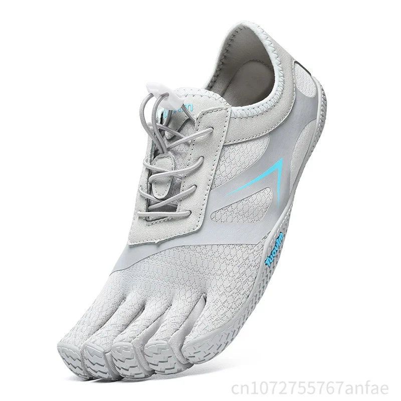 Multisport Barefoot Schoenen Unisex Mesh Zwart Grijs Blauw voor Gym Wandelen Fitness Wateractiviteiten | Sansoti