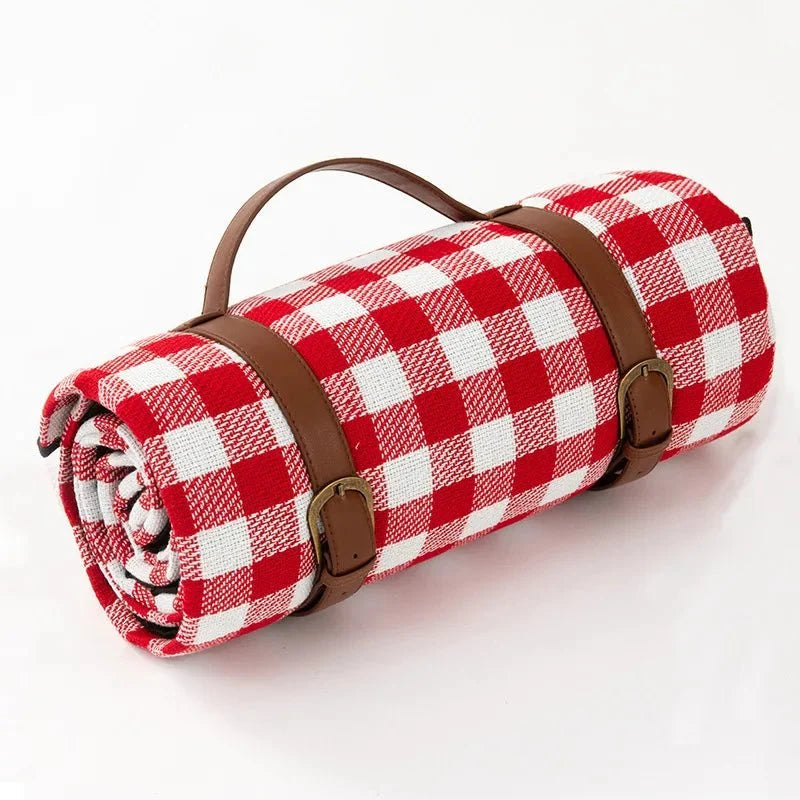Picknickkleed Waterdicht met Vulling 200x200 Opvouwbaar Outdoorkleed Tuinkleed Strandkleed Draagbaar | Sansoti