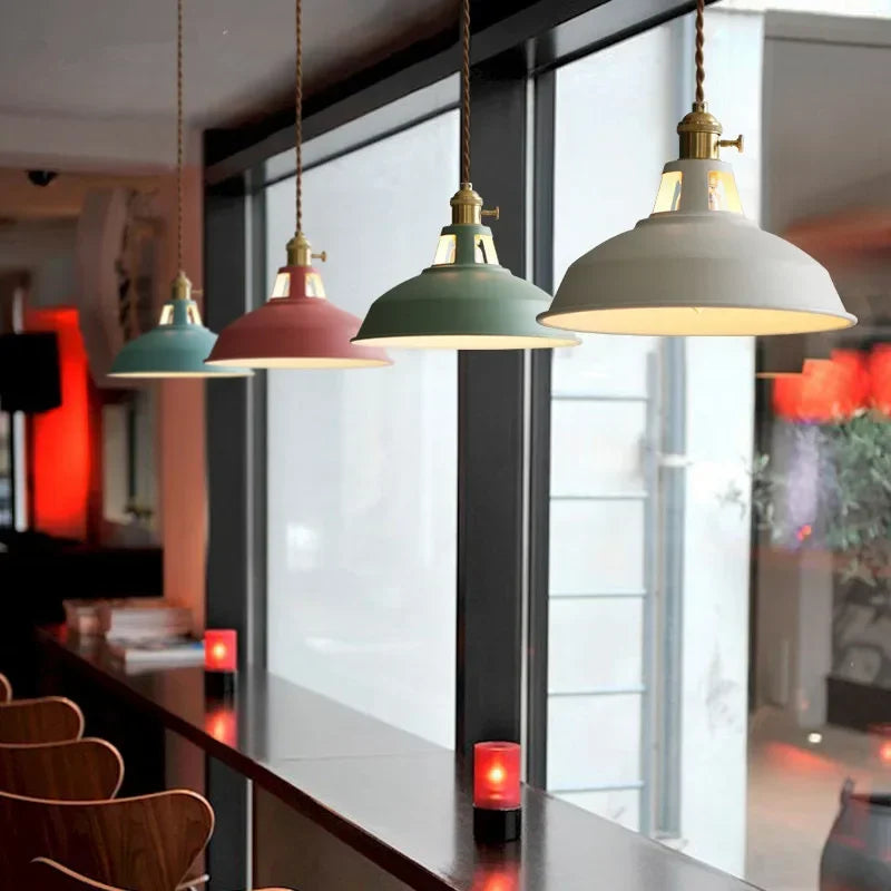 Aluminium hanglamp met E27 fitting in 8 moderne kleuren | Sansoti