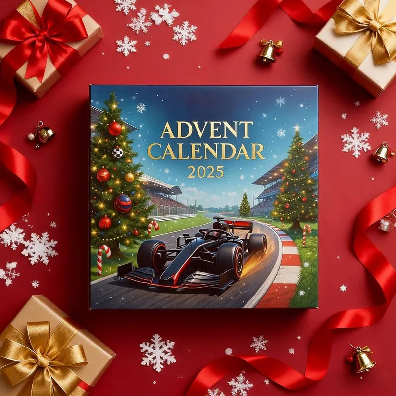 Racesport Adventskalender 24 Verrassingen Kunststof Auto Miniaturen Kerst Cadeau Speelgoed Kinderen 6 Jaar | Sansoti