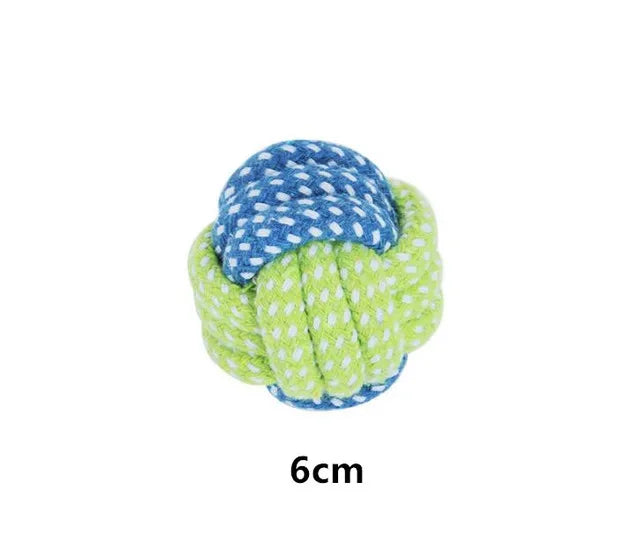 Jouet interactif pour chien en coton avec corde à tirer, soin des dents, pour grands et petits chiens, jouet à mâcher durable | Sansoti