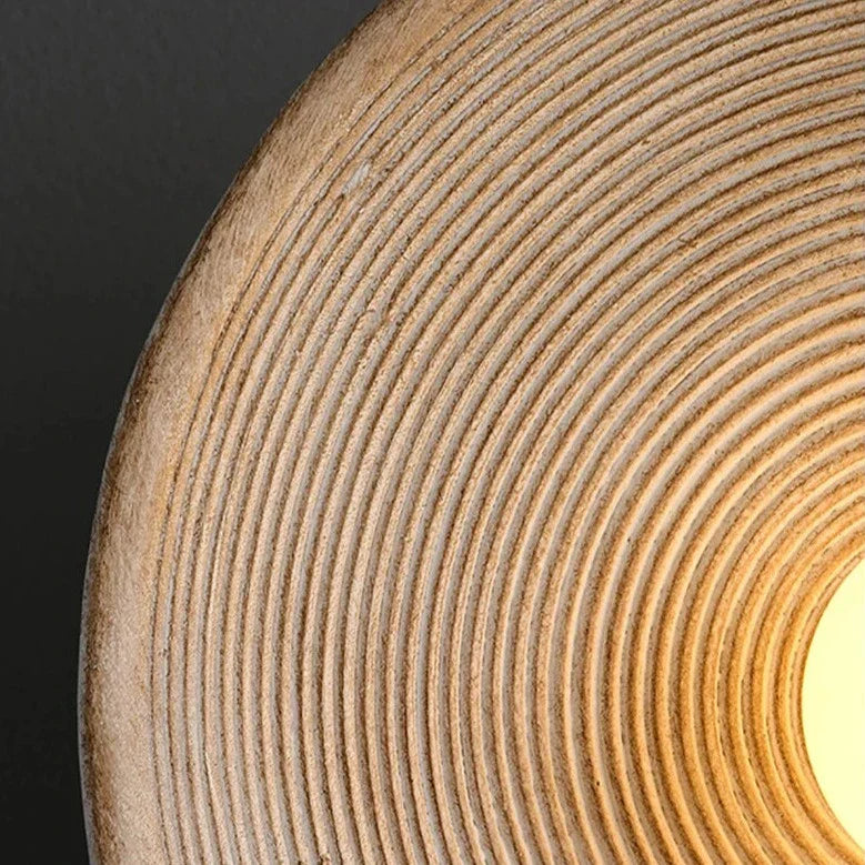 Moderne Scandinavische Wandlamp met Houtlook en Zacht Licht – Klein 20 cm of Groot 27 cm – Warm Wit Koel Wit of Dimbaar | Sansoti
