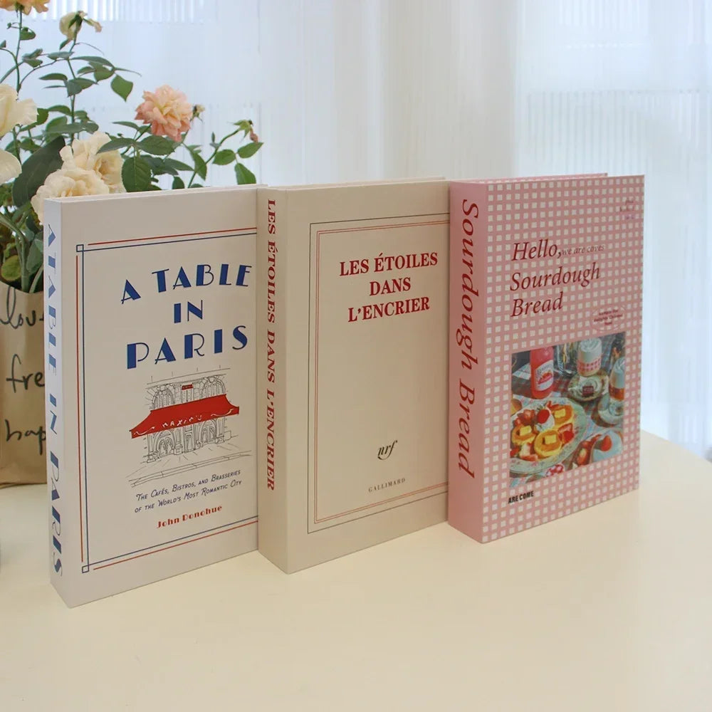 Décoration table basse Ensemble de 3 livres Design pliable Table basse style | Restfield