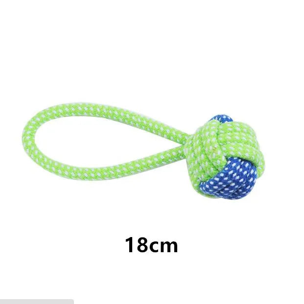 Jouet interactif pour chien en coton avec corde à tirer, soin des dents, pour grands et petits chiens, jouet à mâcher durable | Sansoti