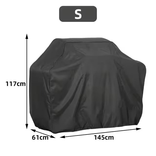 Weerbestendige Barbecue Hoes 145-190cm Beschermhoes Waterdicht BBQ Grill Afdekking Winterbescherming UV-bestendig Regenhoes Sneeuwbescherming | Sansoti
