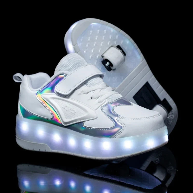 LED Wieltjesschoenen voor Kinderen – Met Verlichting | Sansoti
