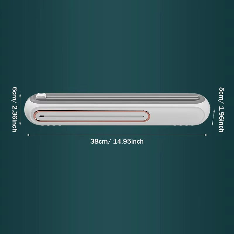Magnetische Foliedispenser voor Keuken – Compact met Geïntegreerde Snijder – BPA-vrij Kunststof | Sansoti