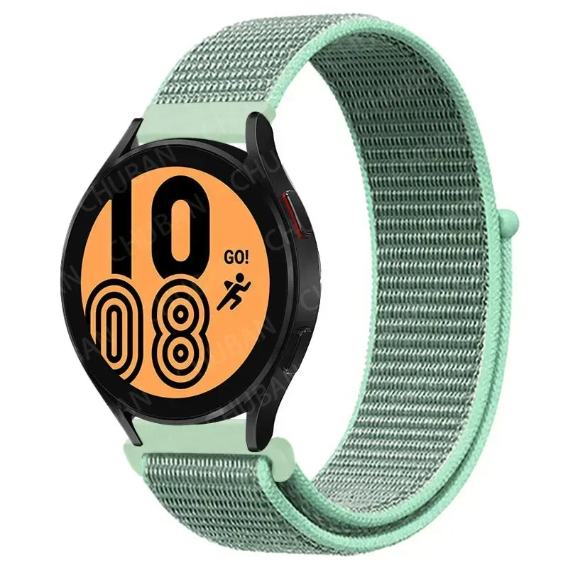 Nylonowy pasek sportowy do smartwatcha 20mm 22mm Oddychający Lekki Pasek typu Loop na nadgarstek Regulowany Trening Fitness | Sansoti