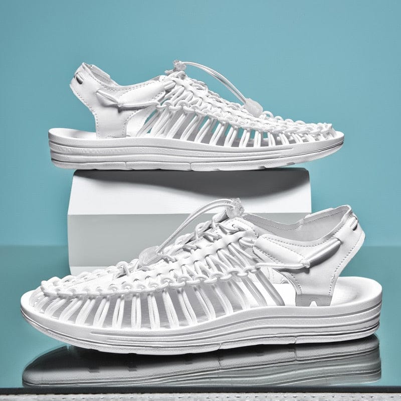 Gevlochten Dames Sandalen – Ademend Design – Lichtgewicht Zomerschoeisel – Flexibele Gummizool – Meerdere Kleuren Verkrijgbaar | Sansoti