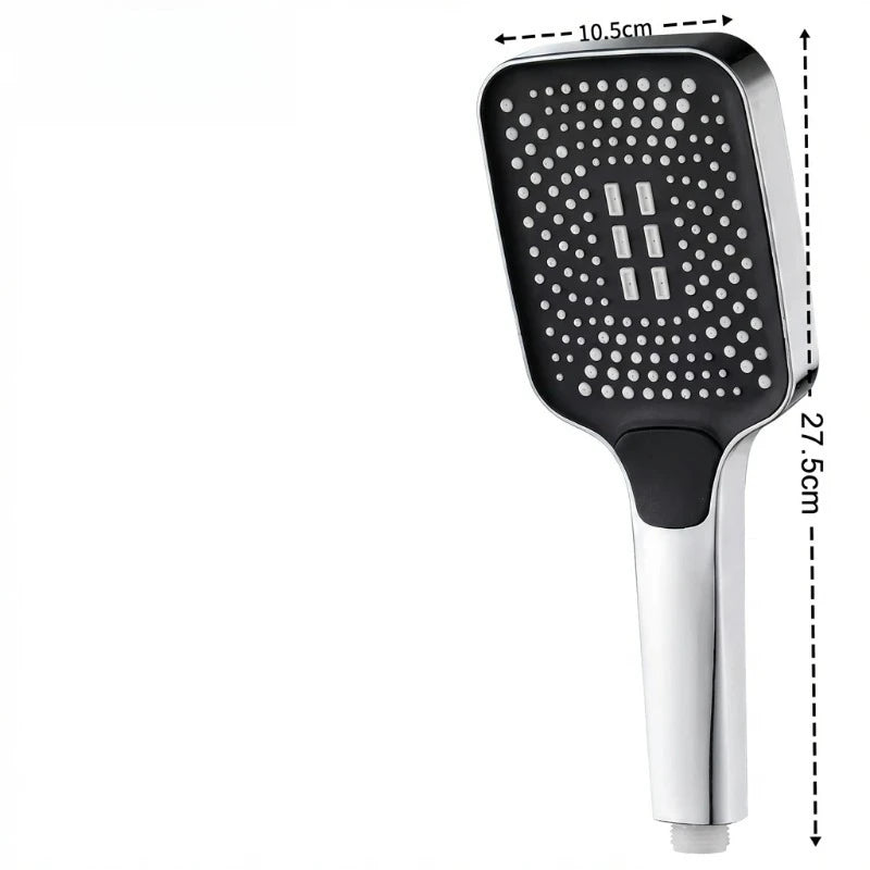 Adjustable hand shower with 3 spray modes for luxurious shower comfort, water-saving use, bathroom wellness | Sansoti