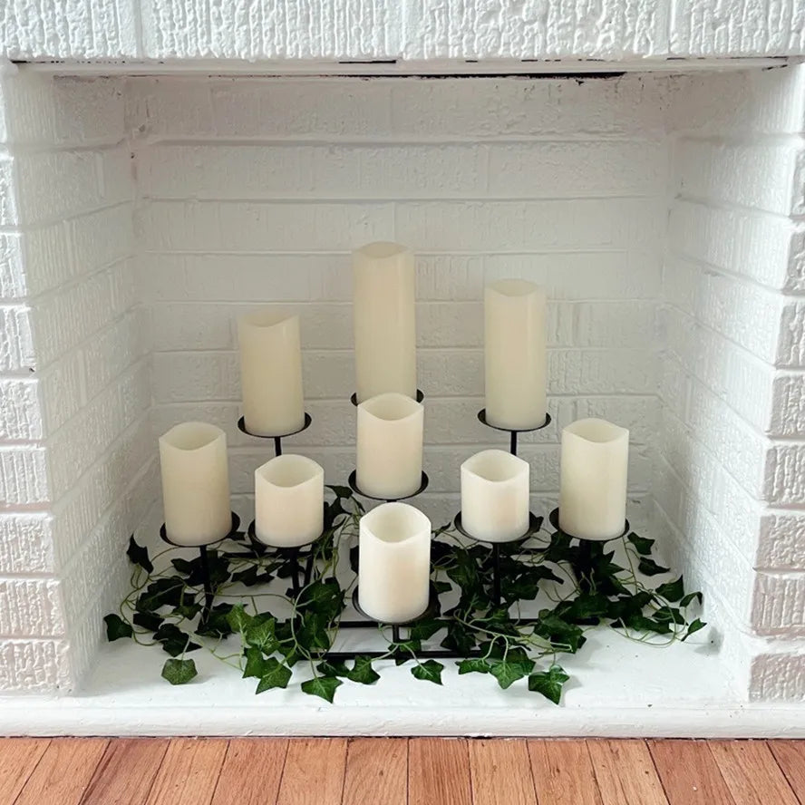 LED Kaarsen zonder Vlam - Decoratieve LED Kaarsen met Smelteffect - Sfeerverlichting op Batterijen - Vlamloze Kaars voor Veilige Decoratie | Sansoti