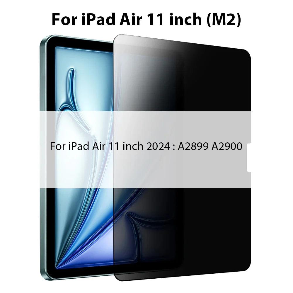 Privacy Screen Protector Tempered Glass for iPad - Side-Angle Protection Display Security Anti-Peeping Screen | Sansoti