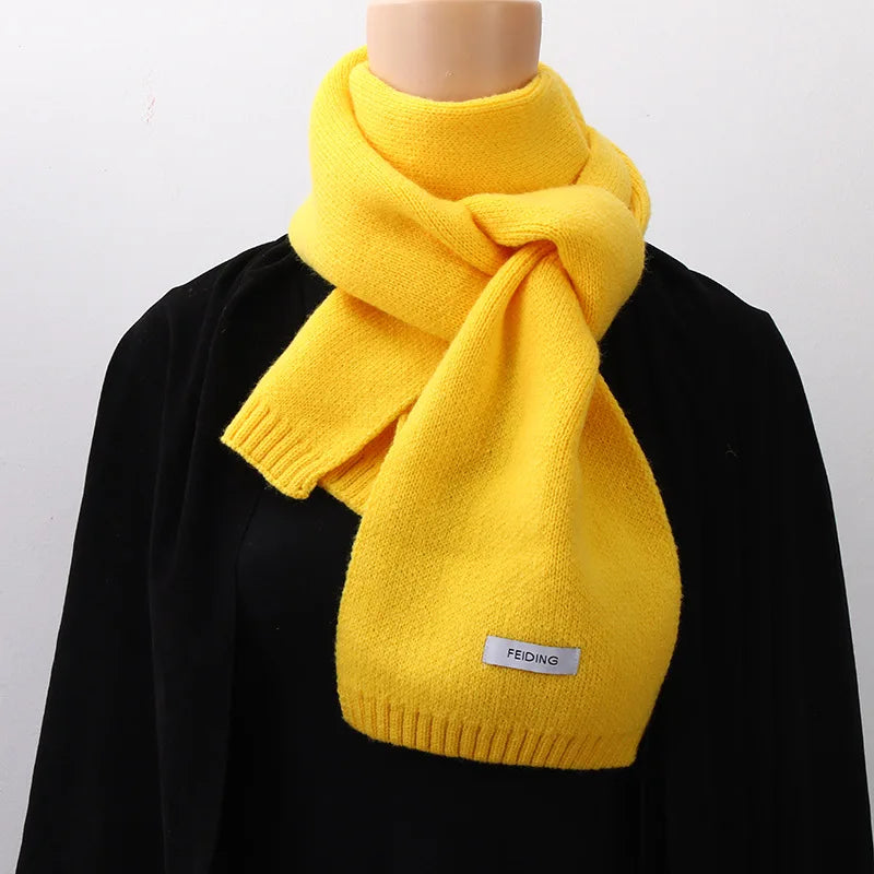 Soft Cashmere-Look Scarf for Women - Winter-Warm Fashion Accessory in 9 Colors - 170x21cm Wrap Styles | Sansoti