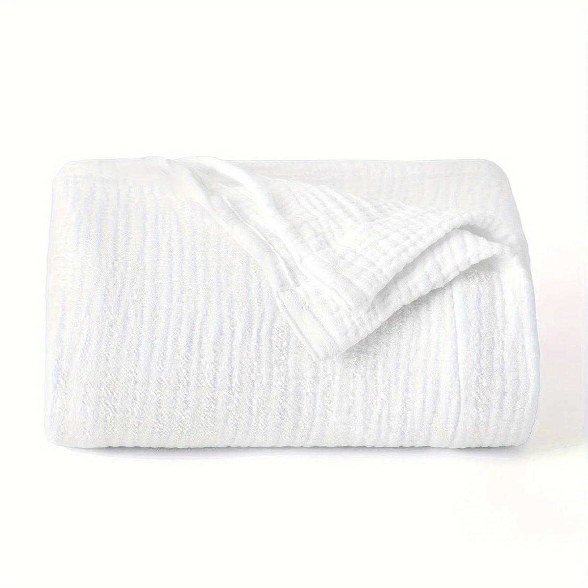 Manta de muselina de algodón de seis capas, transpirable y suave, para verano, salón, dormitorio, cama o sofá | Sansoti