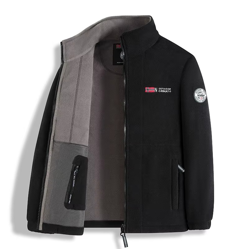 Sherpa Fleece Bodywarmer Heren Winter Warm Mouwloos Vest Outdoor Comfort Laag voor Dagelijks Gebruik | Sansoti