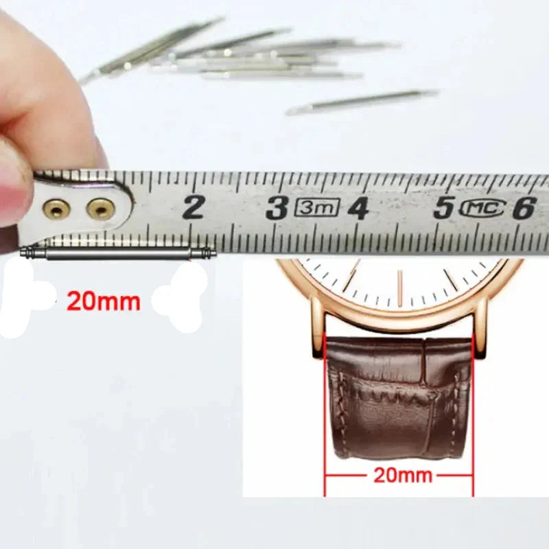 Interchangeable Watch Pins Stainless Steel 20mm 22mm 24mm Smartwatch Band Attachment Wristwatch Repair Accessories | Sansoti