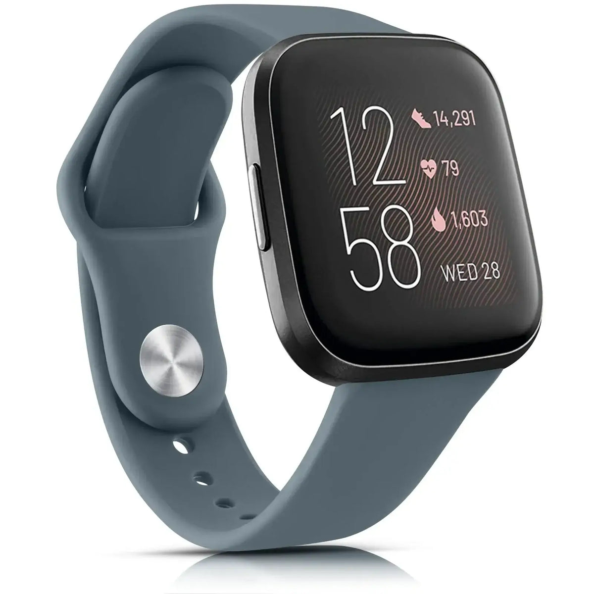 Wasserbeständiges, verstellbares Silikon-Smartwatch-Armband, Sportuhr-Armband, kompatibel mit Fitbit, aktiv | Sansoti