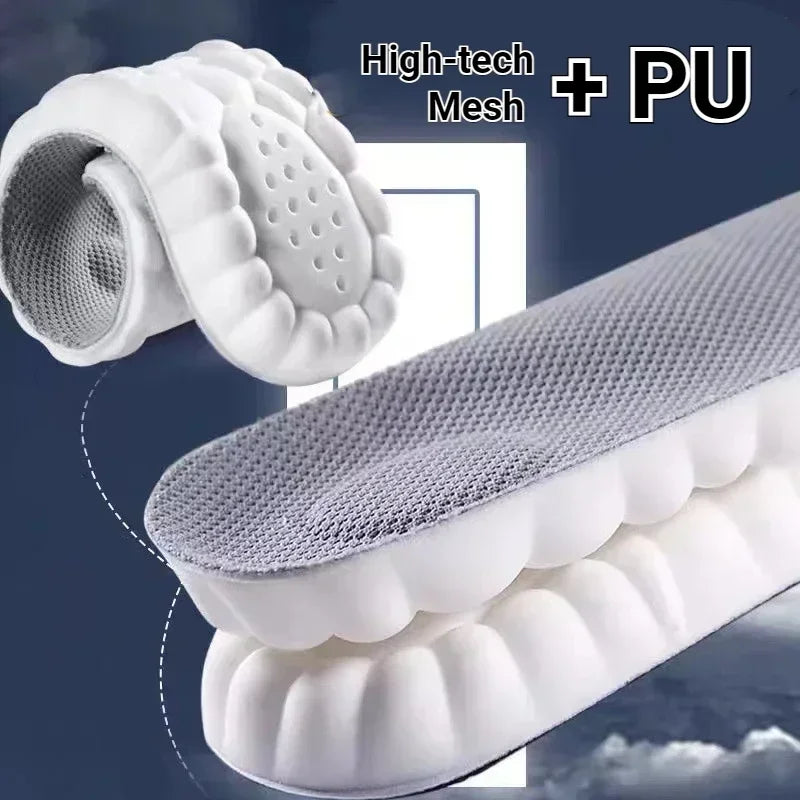 Padded Shoe Insoles with Arch Support Unisex Adjustable Fit Comfort for Daily Use | Sansoti