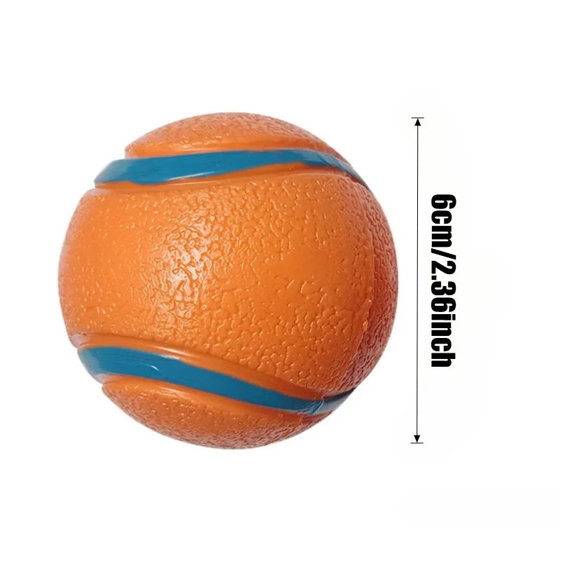 Balle rebondissante pour chiens Jouet en caoutchouc Entraînement au jeu actif Petit Grand Chiot Résistante à la mastication Durable | Sansoti