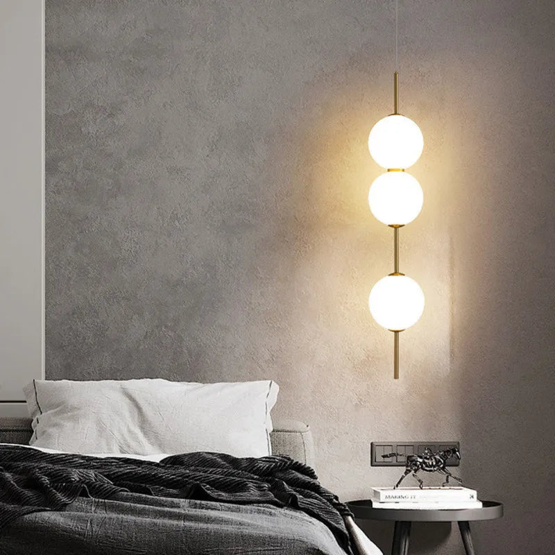 Moderne Glazen Hanglamp met 1, 2, 3 of 4 Lichtpunten – Eigentijds Design voor Slaapkamer, Eetkamer, Woonkamer | Sansoti