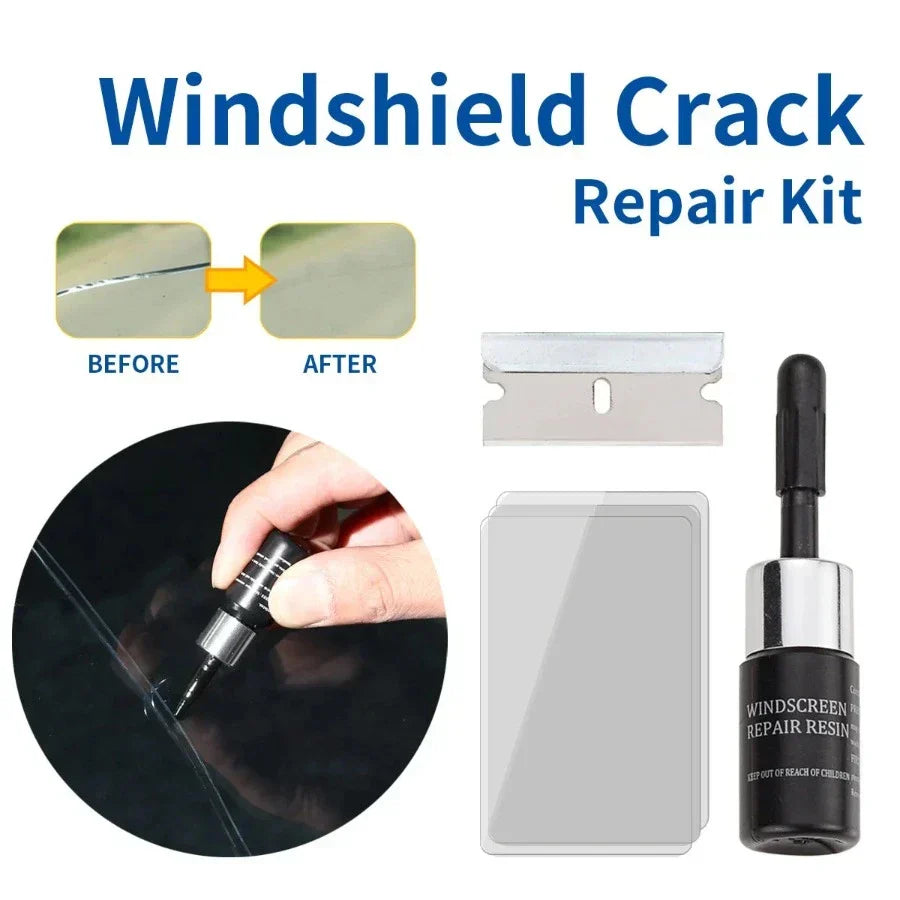 Glass Repair Kit Transparent Resin for Window Smartphone Mirror Cracks Damage Repair Professional Kit | Sansoti